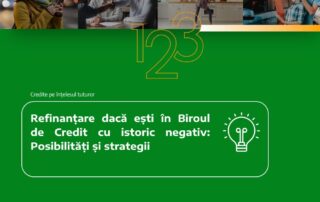 Refinanțare dacă ești în Biroul de Credit cu istoric negativ: Posibilități și strategii