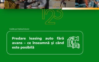 Predare leasing auto fără avans – ce înseamnă și când este posibilă