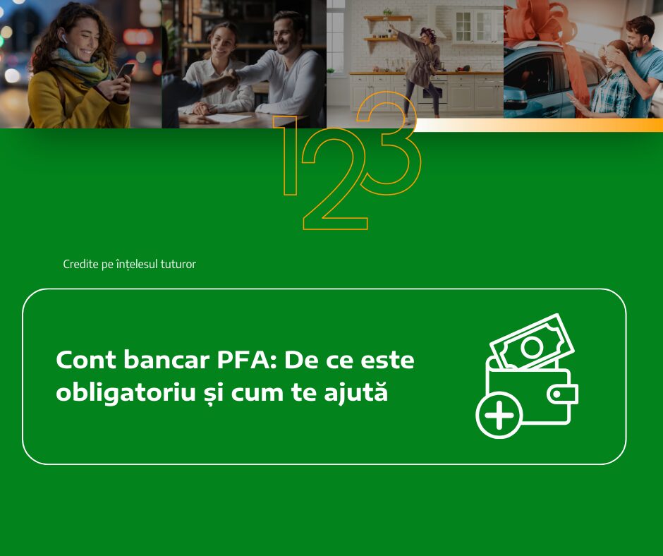 Cont bancar PFA: De ce este obligatoriu și cum te ajută? - Blogul 123Credit