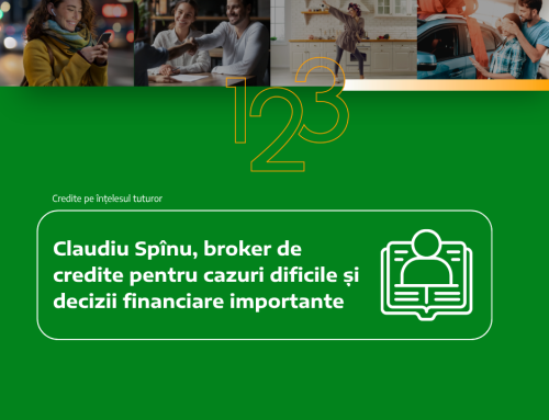 Claudiu Spînu, broker de credite pentru cazuri dificile și decizii financiare importante