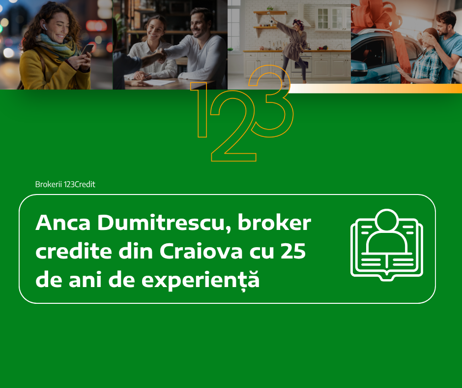 Anca Dumitrescu, broker credite Craiova cu 25 de ani de experiență