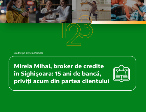 Mirela Mihai, broker de credite în Sighișoara: 15 ani de bancă, priviți acum din partea clientului