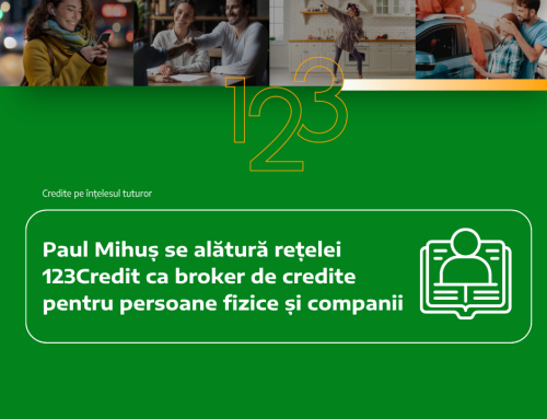 Paul Mihuș se alătură rețelei 123Credit ca broker de credite pentru persoane fizice și companii