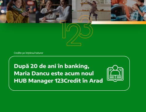După 20 de ani în banking, Maria Dancu este acum noul HUB Manager 123Credit în Arad